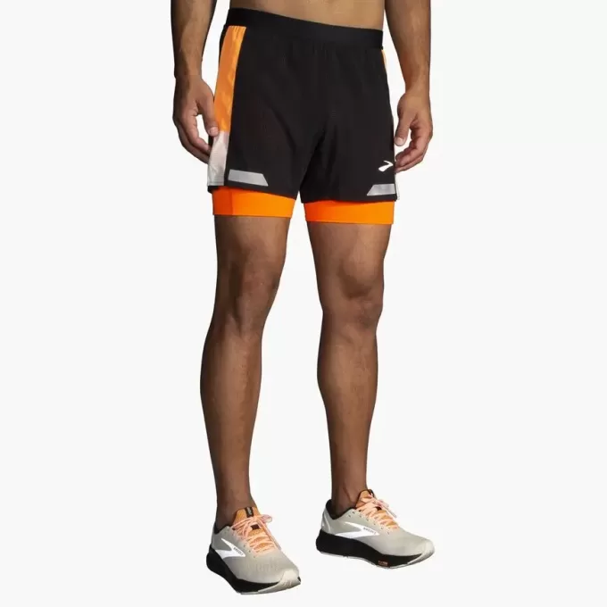 Brooks Run Visible 5″ 2-in-1 Short 2.0
