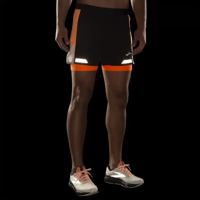Brooks Run Visible 5″ 2-in-1 Short 2.0